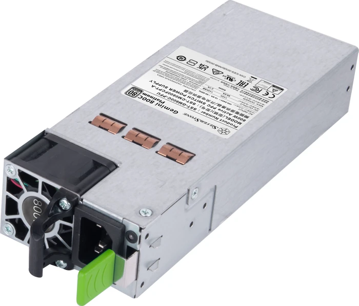 SilverStone Gemini 800C Platinum CRPS Redundant 800W, 2HE-Servernetzteil