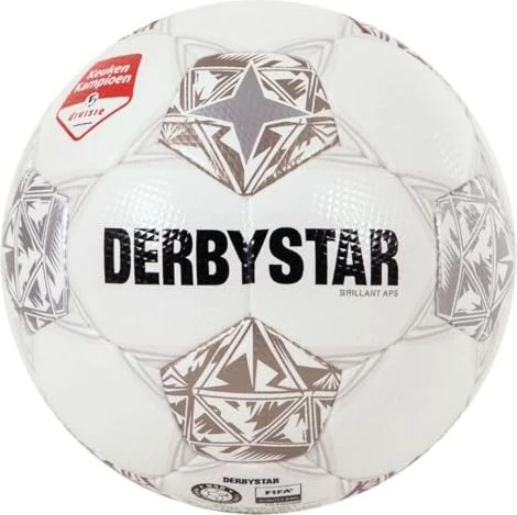 Derbystar Brillant APS Fußball weiß/gold/silber