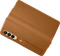 Samsung Leather Flip Cover für Galaxy Z Fold 3 5G Camel Vorschaubild