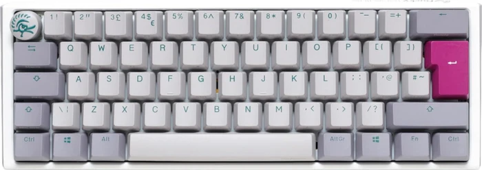 Ducky One 3 Mini, Mist Grey, PBT, LEDs RGB, MX RGB BROWN, USB, UK