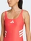 adidas 3-Streifen U-Back Badeanzug semi lucid red/pulse magenta (Damen) Vorschaubild