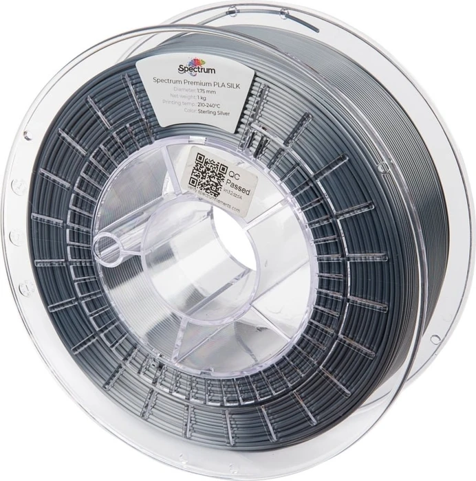 Filament Spectrum Silk PLA 1.75mm Sterling Silver 1Kg Image