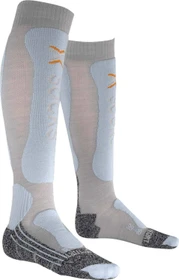 X-Bionic Ski Comfort Supersoft Skisocken pearl grey/ice blue (Damen)