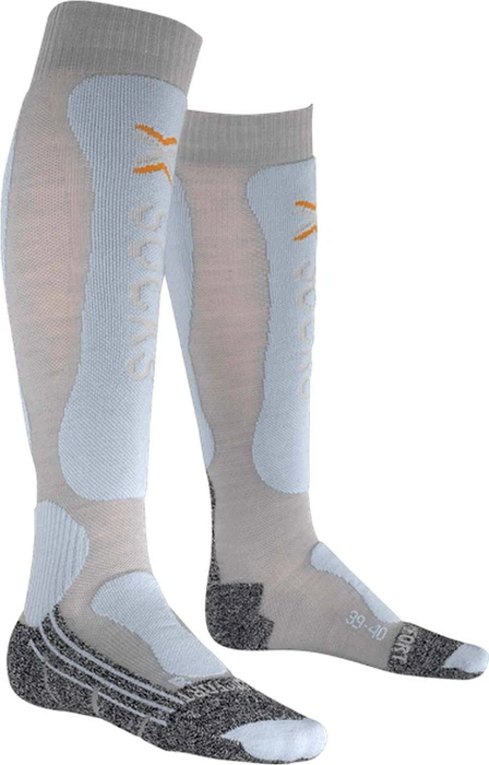X-Bionic Ski Comfort Supersoft Skisocken pearl grey/ice blue (Damen)