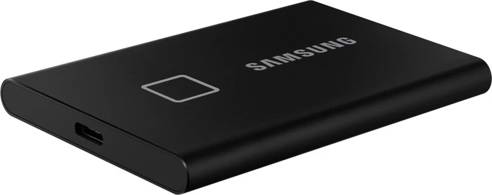 Samsung Portable SSD T7 Touch, Metallic Black, 500GB, USB-C 3.1