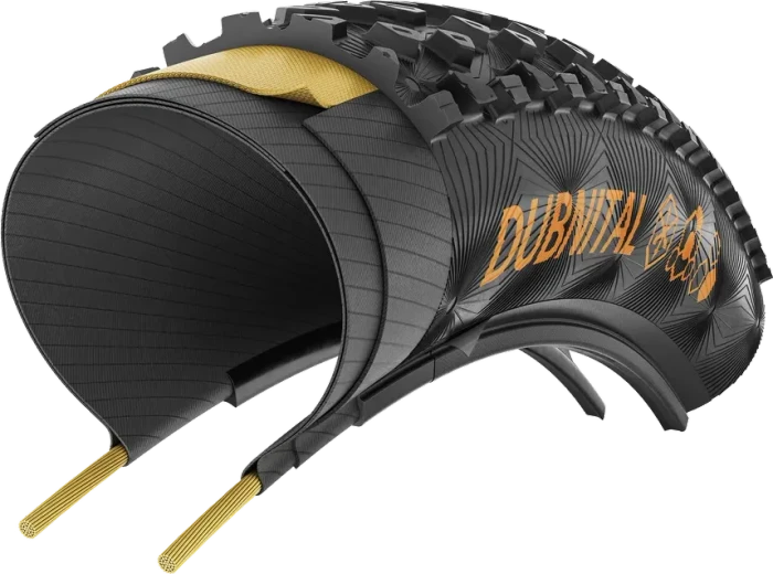 Continental Dubnital 27.5x2.2" Trail Casing Rapid Compound Reifen schwarz