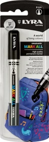Lyra Graduate Mark All Permanentmarker 2mm schwarz, Blister