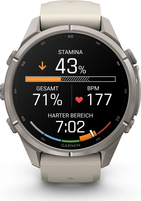 Garmin Fenix 9 Pro inReach 43mm titanium/fog grey-dark sandstone