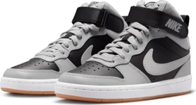 Nike Court Borough Mid 2 black/white/gum medium brown/light smoke grey (Junior)