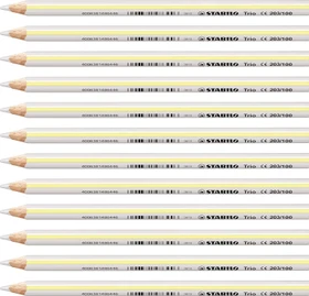 STABILO Trio thick Buntstift weiß, 12er-Pack