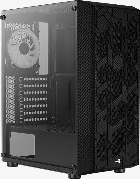 AeroCool Hive FRGB, inkl. 4x Lüfter, Glasfenster