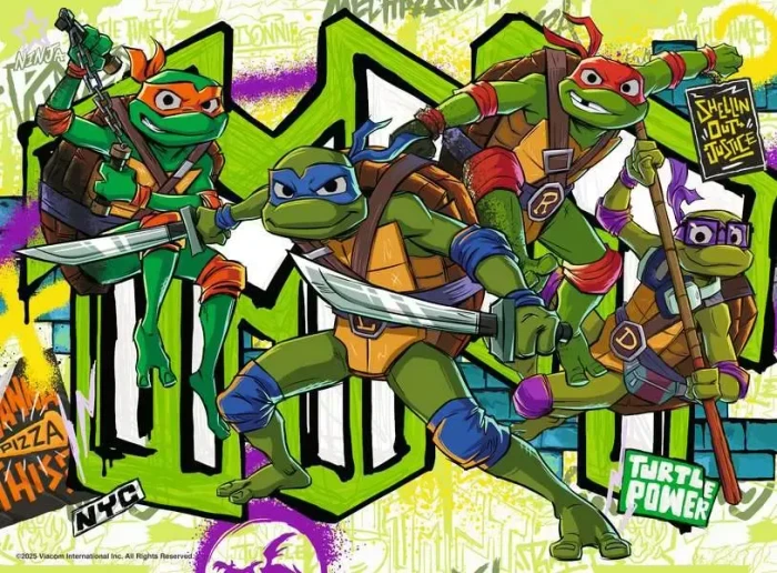 Ravensburger Puzzle Die unbesiegbaren Turtles!