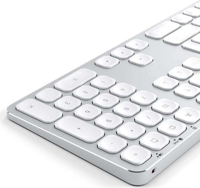 Satechi Aluminium Wireless Keyboard, silber, Bluetooth, UK