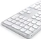 Satechi Aluminium Wireless Keyboard, silber, Bluetooth, UK Vorschaubild