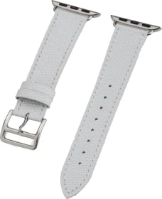 Peter Jäckel Watch Band Leather für Apple Watch (38mm/40mm) weiß