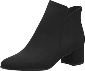 Tamaris Essentials Leder Stiefelette schwarz (Damen)