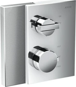 Hansgrohe Axor Edge Thermostat mit Absperrventil Diamantschliff chrom