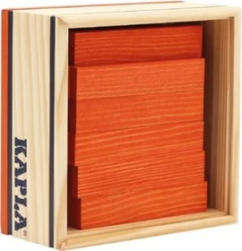 Kapla Quadrat Box orange,   40-tlg.