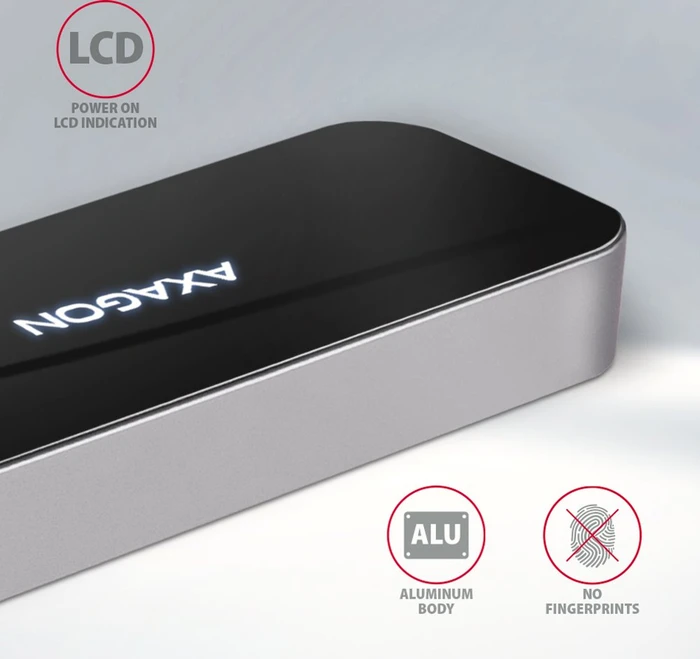 Axagon 6in1 USB-C Combo Hub, USB-C 3.0 [Stecker]