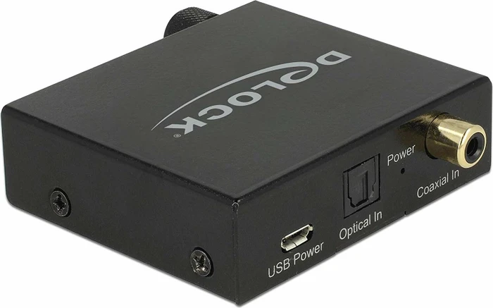 DeLOCK Digital Audio Konverter zu Analog HD mit Kopfhörerverstärker