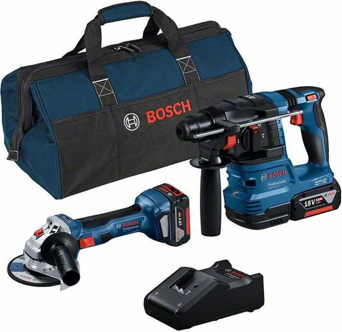 Bosch Professional Akku-Maschinenset inkl. Tasche + 2 Akkus 4.0Ah