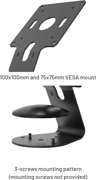 Compulocks iPad Kiosk, Counter Stand Core Swell Enclosure, Tablet-Stand für Apple iPad 10th/11th Gen, schwarz