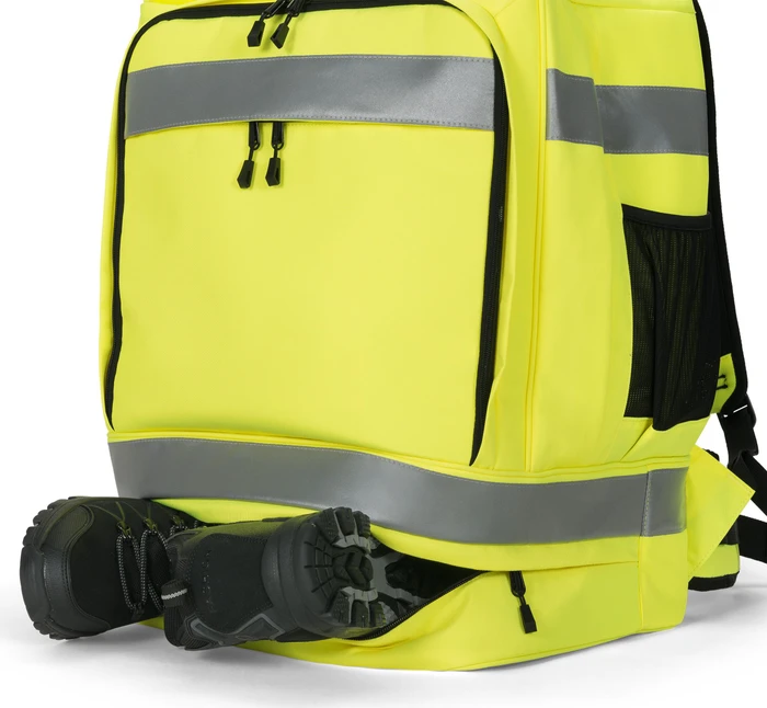 Dicota Hi-Vis 65 Liter, Notebook Rucksack, gelb