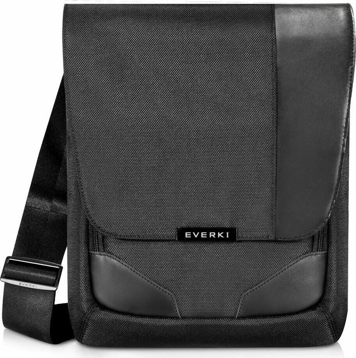 Everki Venue XL Premium RFID Mini Messenger Umhängetasche 13"/Surface Pro/iPad Pro 12/MacBook 12" schwarz