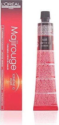 L'Oréal Majirouge Haarfarbe 4.65 mittelbraun intensiv rot mahagoni, 50ml