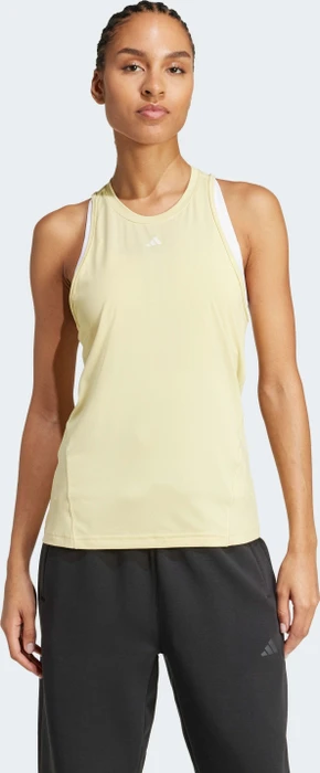 adidas Designed for Training Funktionsshirt ärmellos powder yellow (Damen)