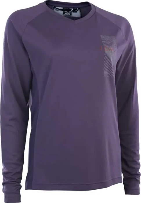 ION MTB Traze Trikot langarm dark purple (Damen)