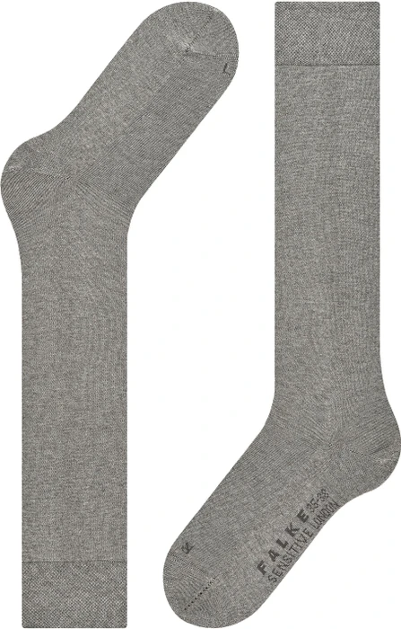 Falke Sensitive London Socken light greymel. (Damen)