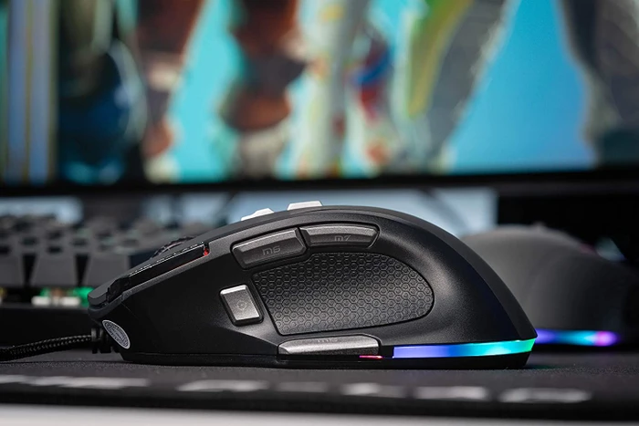 The G-Lab Kult Nitrogen ATOM Gaming Mouse, schwarz, USB