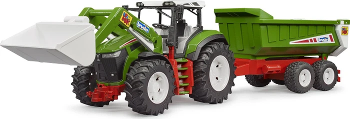 Bruder Roadmax Traktor mit Frontlader und Kippanhänger