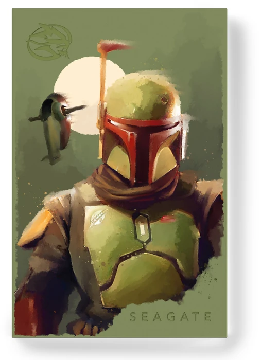 Seagate FireCuda Gaming HDD - Boba Fett Special Edition, 2TB, +Rescue, USB 3.0 Micro-B