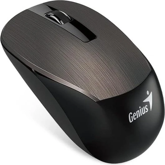 Genius NX-7015 V2 Wireless BluEye Mouse Chocolate braun/schwarz, USB