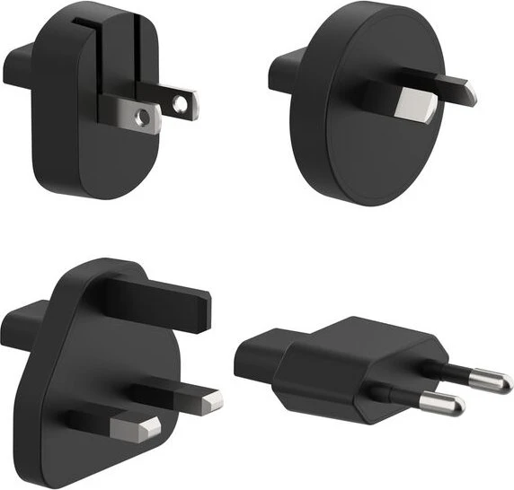 Belkin BoostCharge Hybrid-Ladegerät (25W) mit Powerbank 5K und Reisestecker-Set schwarz