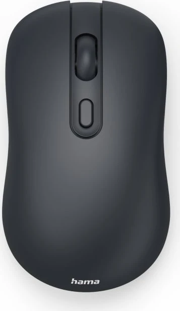 Hama WM-200 Silent Wireless 4-Button Mouse schwarz, USB