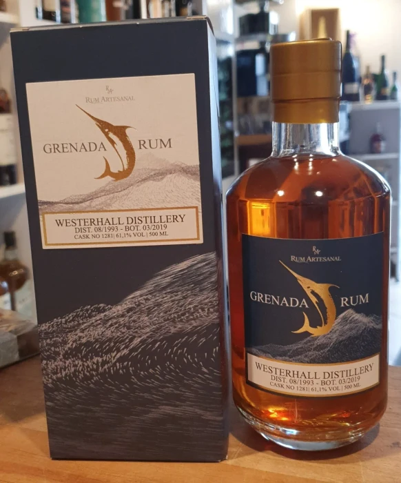 Rum Artesanal Grenada Westerhall Distillery 1993/2019 500ml