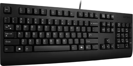 Lenovo Preferred Pro II AI Keyboard, schwarz, mit Copilot-Taste, USB, IT