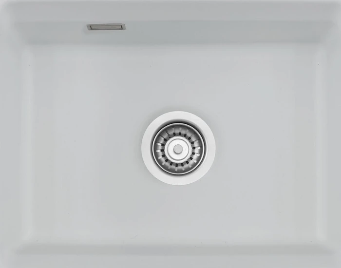 systemceram Kara 50 U/g Unterbau Becken mittig alu