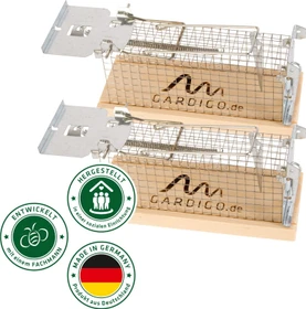 Gardigo Käfig Lebend-Mausefalle, 2 Stück