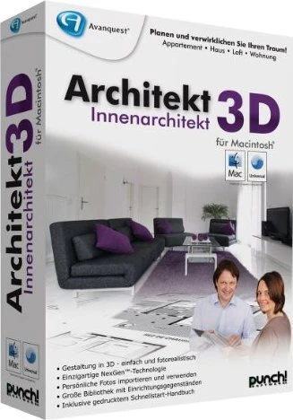 Punch! Software Architekt 3D Innenarchitekt (deutsch) (MAC)