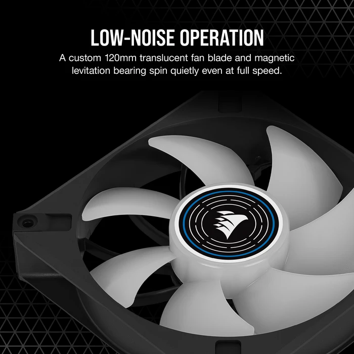 Corsair ML Series ML120 LED Elite Blue, schwarz, 120mm