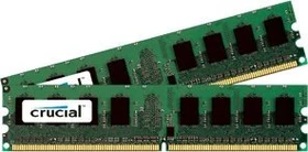 Crucial RDIMM 8GB Kit, DDR2-800, CL5, reg ECC