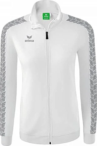 Erima Essential Team Tracktop Trainingsjacke white/monument grey (Damen)