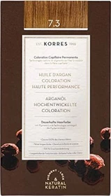 Korres Argan Oil Permanent Hair Colorant Haarfarbe 7.3 honigblond gold