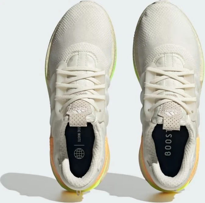 adidas X_PLRBOOST off white/cloud white/linen green (Damen)