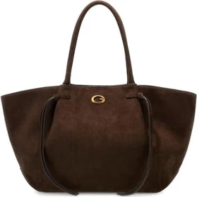 Guess Allegra Wildleder Tote Shopper espresso