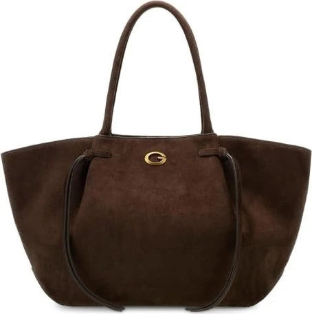 Guess Allegra Wildleder Tote Shopper espresso
